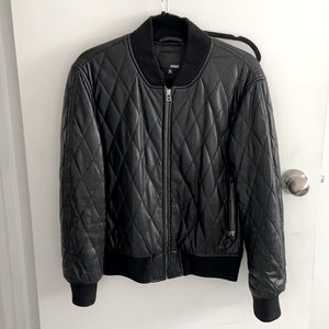 Wilfred Free Faux Leather Quilted Jacket